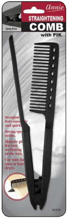 Straightening Comb With Pik Spring Action #2226