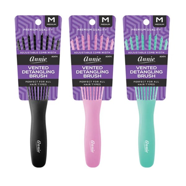 Annie Vented Detangler Brush #2474- Medium (1pc)