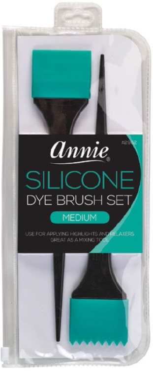 Silicone Dye Brushes Medium, Teal #2962