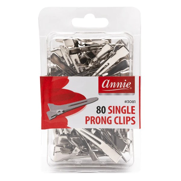 Annie Single Prong Clips 80ct #3081