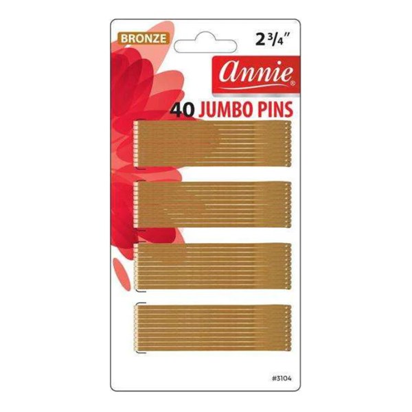 Annie 2 3/4" Jumbo Pins 40ct #3104 - Bronze