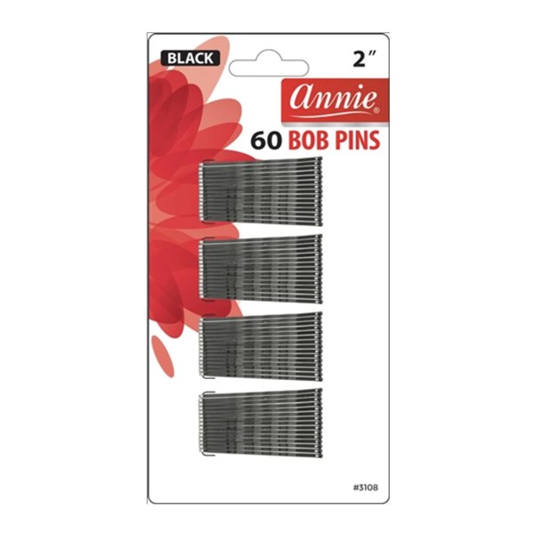 Bob Pin 2" 60ct #3108 - Black