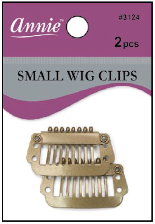 Wig Clips Small Gold #3124