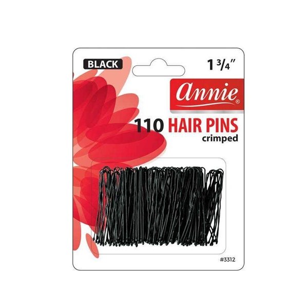 Annie Hair Pins 1 3/4" 110ct - Black #3312