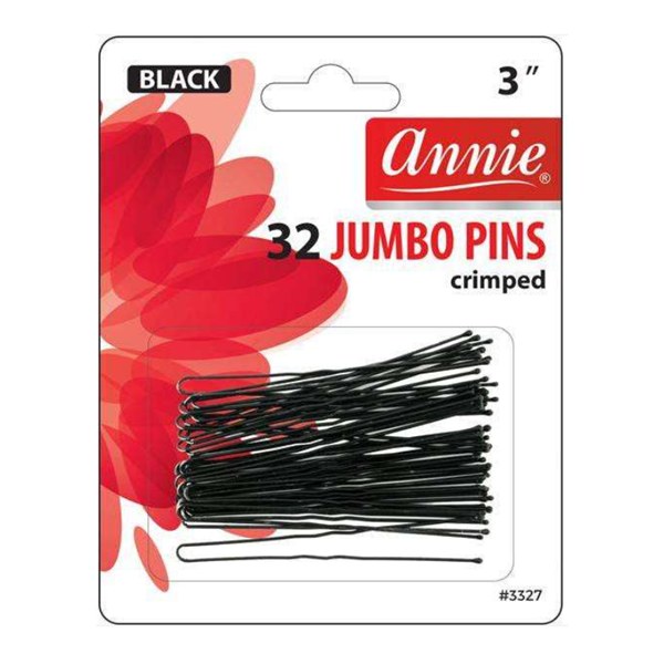 Annie 3" Jumbo Pins #3327 - Black