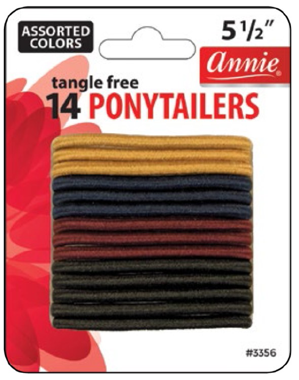 Tangle Free Ponytailer 14ct, Assorted #3356