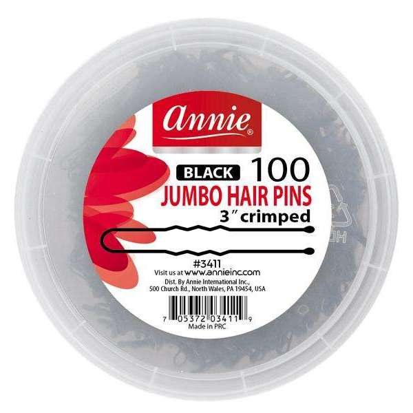Jumbo Hair Pin 3" 100ct #3411 - Black