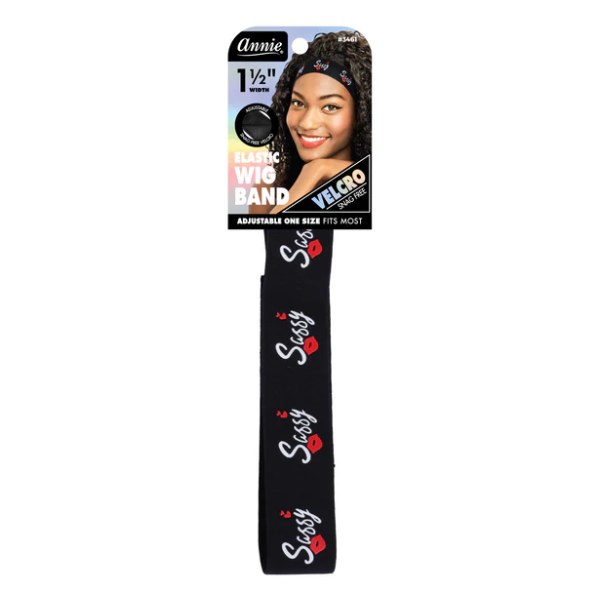 Annie Patterned Elastic Wig Band 1 1/2" - #3461