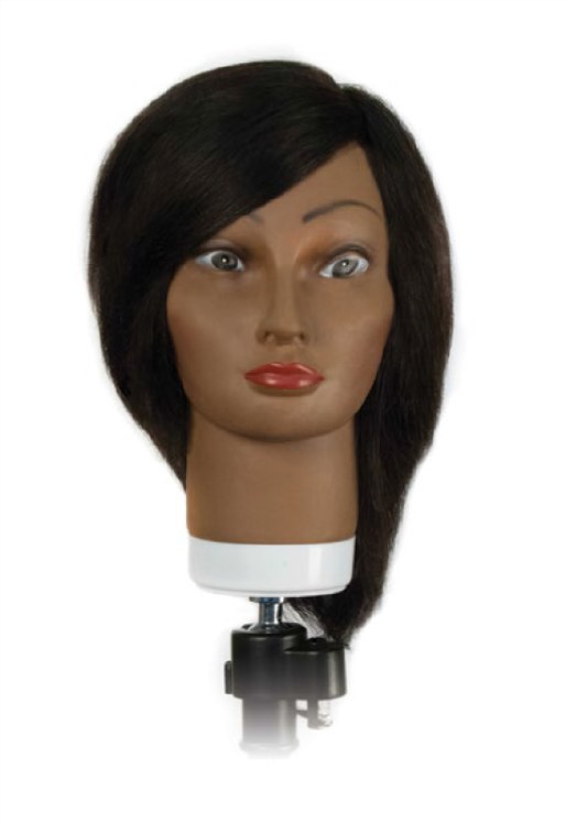 Hairkins Mannequin Head 14"-16" Eunice 100% Human Hair #4808