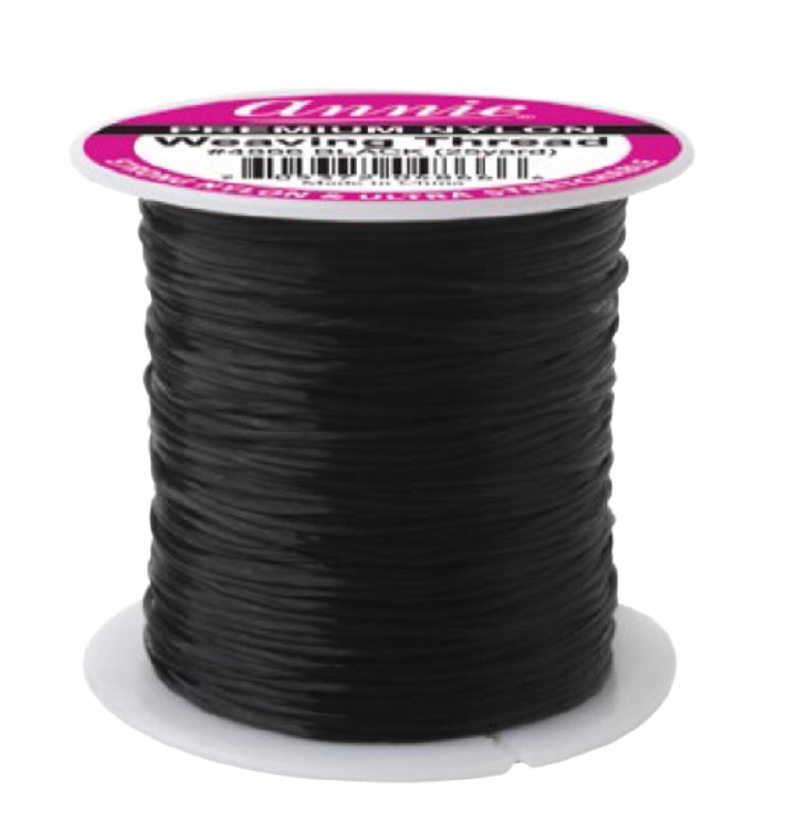 Nylon Weaving Thread 25 Yards, Black #4866