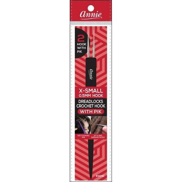 Annie Dreadlocks Crochet Needle 2-Hook #4996