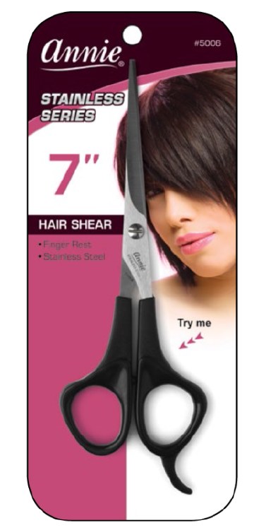 Hair Shears 7" Black #5006