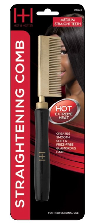 Thermal Straightening Comb Medium Teeth Straight #5502