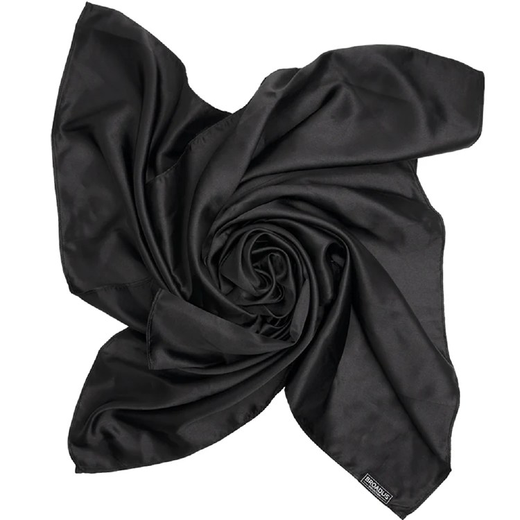 Broadus Collection Square Scarf - 36x36 - #68515 - Black