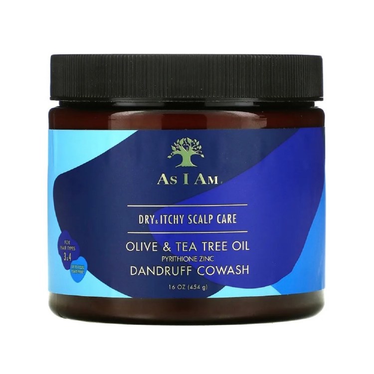 As I Am Dry & Itchy Scalp Care 16oz Olive & Tea Tree Oil CoWash