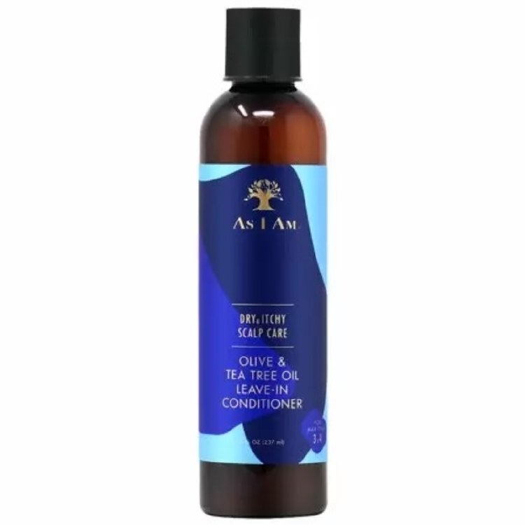 As I Am Dry & Itchy Scalp Care 8oz Oilve & Tea Tree Oil Leave In Conditioner