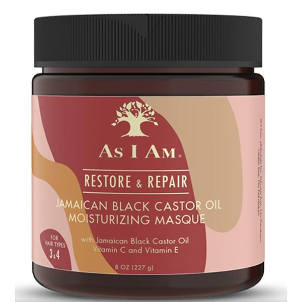 As I Am Jamaican Black Caster Oil Masque 8oz