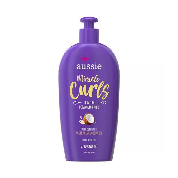 Aussie Miracle Curls with Coconut Oil Detangling Milk Treatment 6.7oz