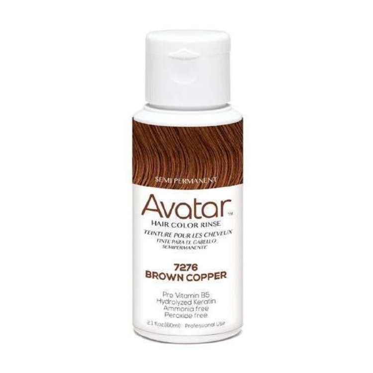 Avatar New Junior Semi-Permanent Hair Color 2.1oz Brown Copper #7276