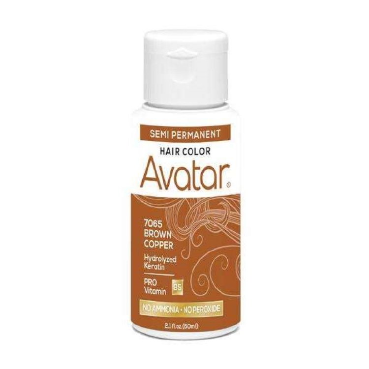 Avatar Junior Semi-Permanent Hair Color 2.1oz Brown Copper #7065