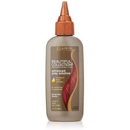 Clairol Beautiful Collection Advanced Semi-Permanent Hair Color 2RV - Burgundy - 3oz