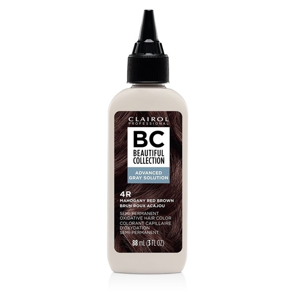 Clairol Beautiful Collection Advanced Semi-Permanent Hair Color 4R - Mahogany Red Brown - 3oz