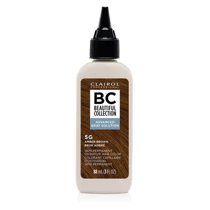 Clairol Beautiful Collection Advanced Semi-Permanent Hair Color 5G - Amber Brown - 3oz
