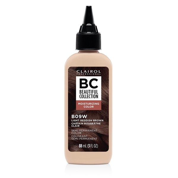 Clairol Beautiful Collection Moisturizing Semi-Permanent Color 3oz # B09W - Light Reddish Brown