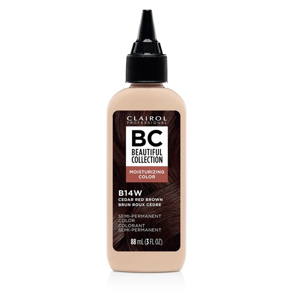 Clairol Beautiful Collection Moisturizing Semi-Permanent Color 3oz # B14W - Cedar Red Brown
