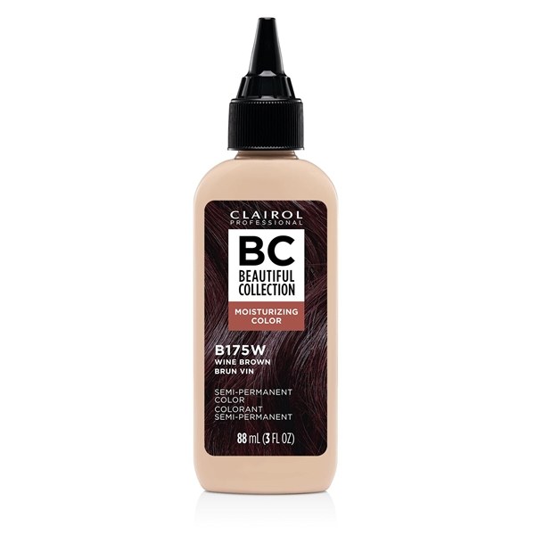 Clairol Beautiful Collection Moisturizing Semi-Permanent Color 3oz # B175W - Wine Brown