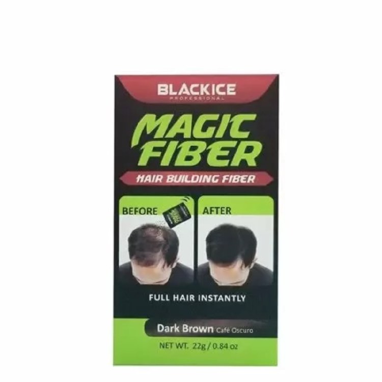 Black Ice Magic Hair Building Fibers