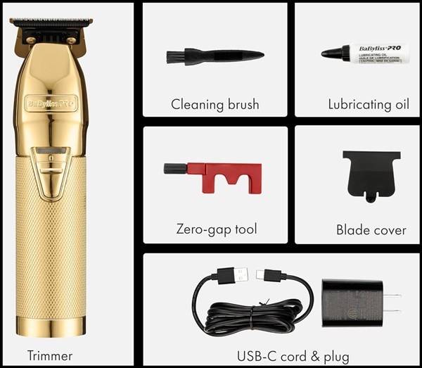 BaBylissPRO FX+ Professional Barber Cord/Cordless Hair Trimmer