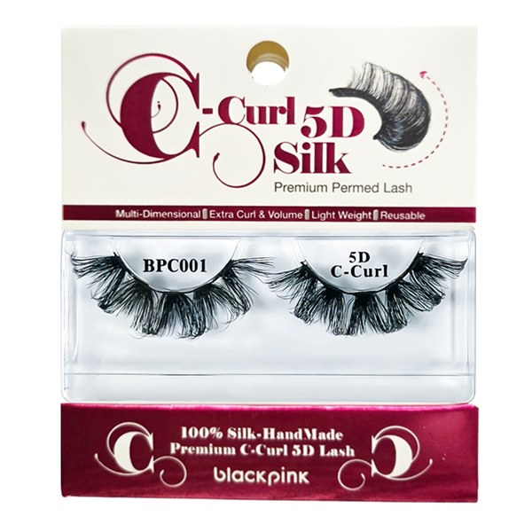 Black Pink 5D C-Curl Silk Premium Permed Lash #BPC001