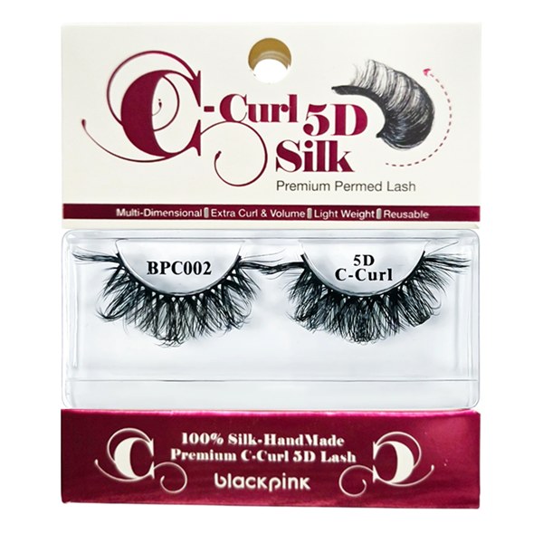 Black Pink 5D C-Curl Silk Premium Permed Lash #BPC002