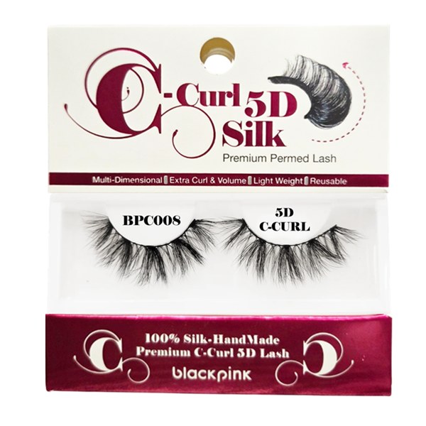 Black Pink 5D C-Curl Silk Premium Permed Lash #BPC008