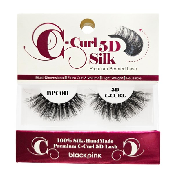 Black Pink 5D C-Curl Silk Premium Permed Lash #BPC011