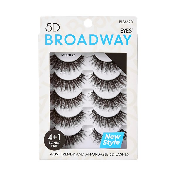 Broadway 5D Strip Lash Multi Pack Eyelashes #BLBM20