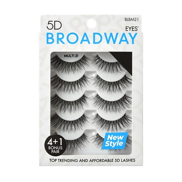 Broadway 5D Strip Lash Multi Pack Eyelashes #BLBM21