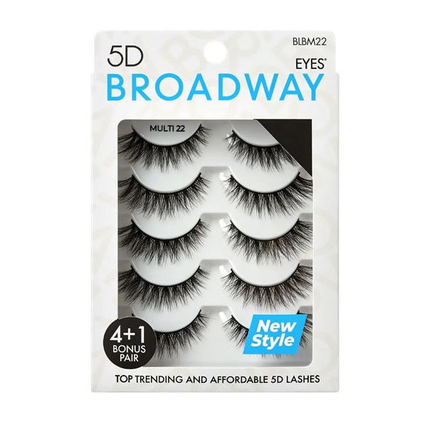 Broadway 5D Strip Lash Multi Pack Eyelashes #BLBM22