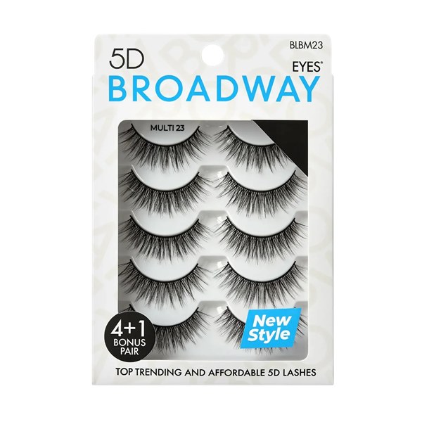 Broadway 5D Strip Lash Multi Pack Eyelashes #BLBM23