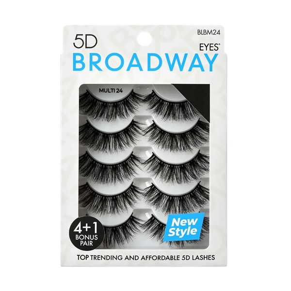 Broadway 5D Strip Lash Multi Pack Eyelashes #BLBM24