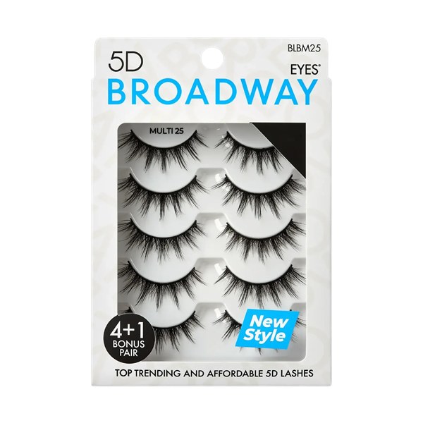 Broadway 5D Strip Lash Multi Pack Eyelashes #BLBM25