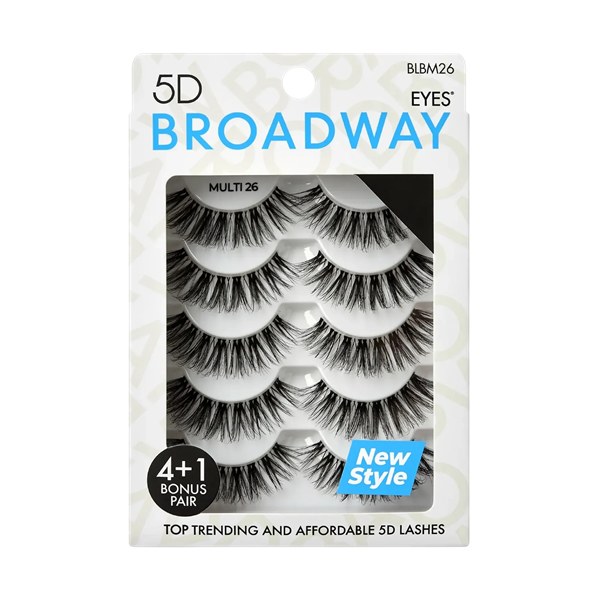 Broadway 5D Strip Lash Multi Pack Eyelashes #BLBM26
