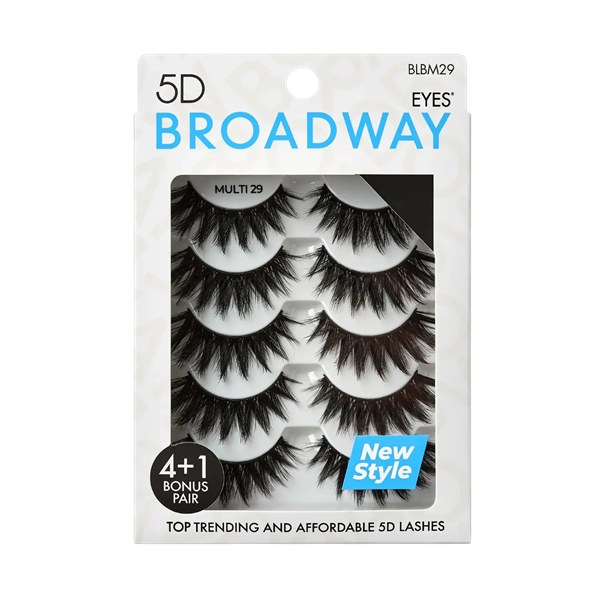 Broadway 5D Strip Lash Multi Pack Eyelashes #BLBM29