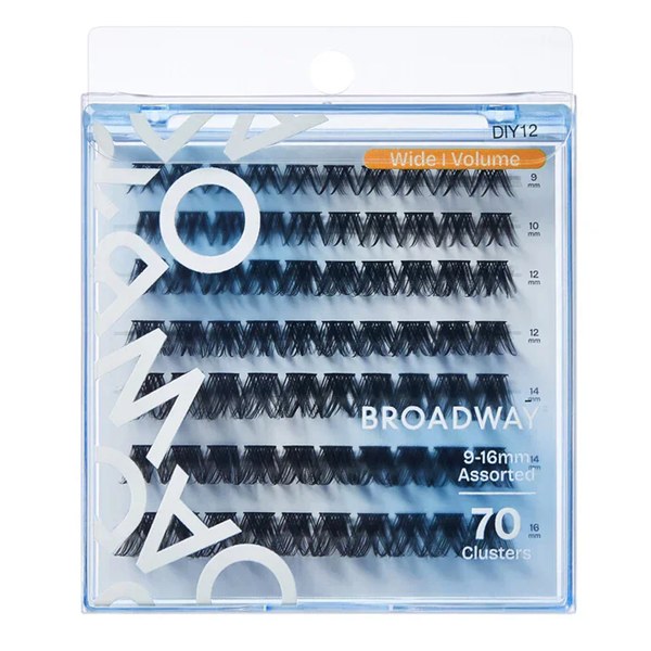 DIY Cluster Lashes Wide I Volume #DIY12 - 70pcs