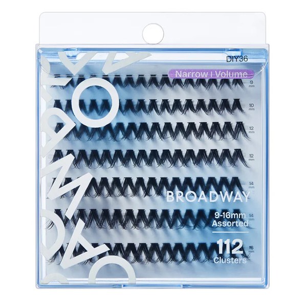 DIY Cluster Lashes Narrow I Volume #DIY36 - 112pcs