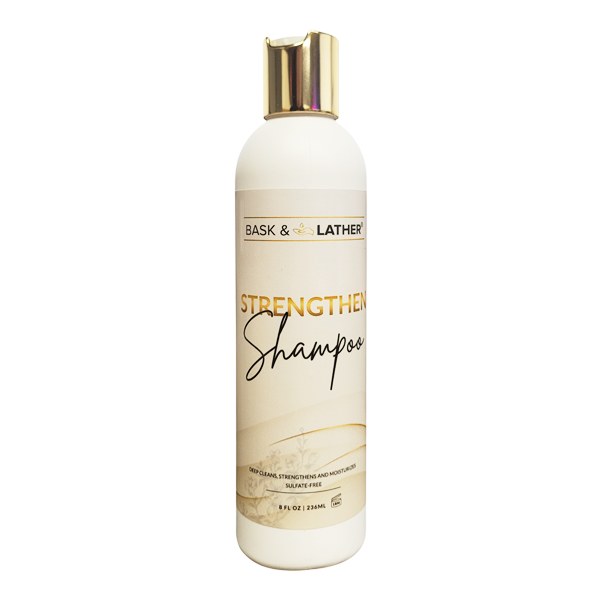 Bask & Lather Hair Strengthen Shampoo 8oz