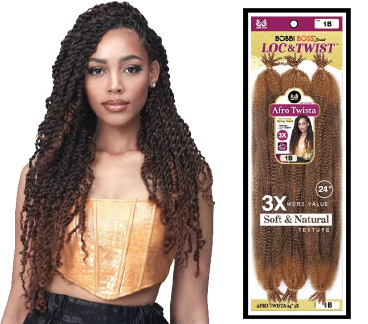 Loc & Twist 3X Afro Twista 24 Inch - # T1B/30