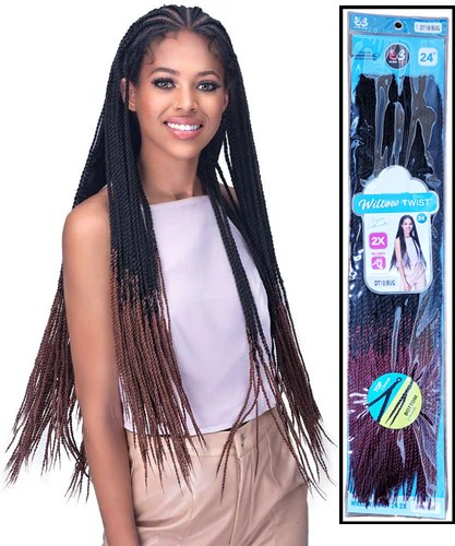 Bobbi Boss Synthetic Crochet Braids Willow Twist 24" - #27