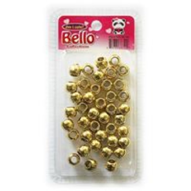 Bello Medium Hair Beads - Small Package - Gold #38744